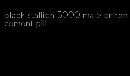 black stallion 5000 male enhancement pill