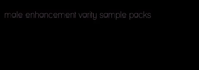 male enhancement varity sample packs