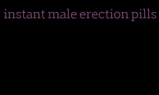 instant male erection pills