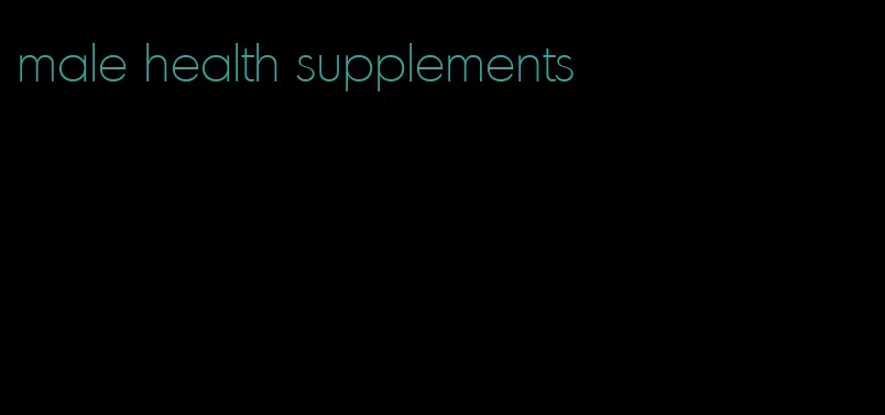 male health supplements