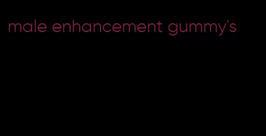 male enhancement gummy's