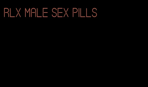 rlx male sex pills