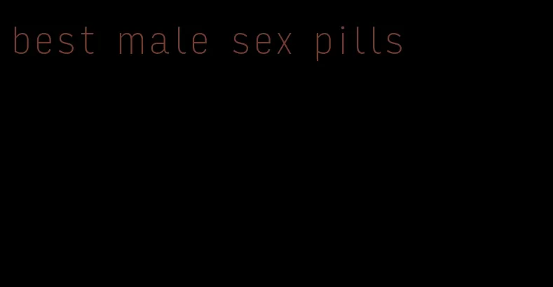 best male sex pills