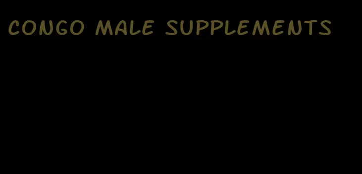 congo male supplements