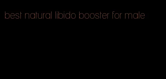 best natural libido booster for male