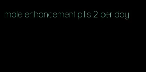 male enhancement pills 2 per day