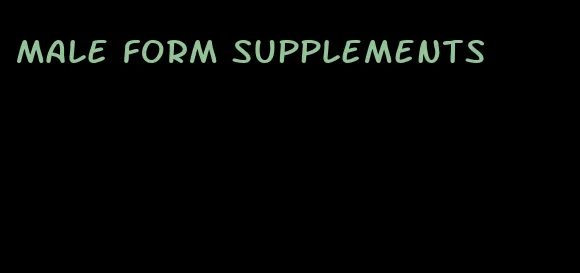 male form supplements