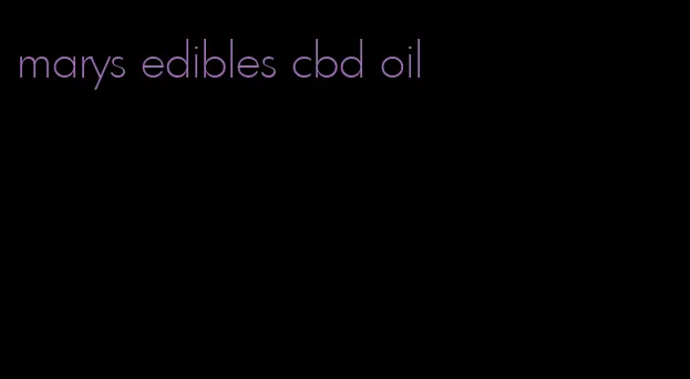 marys edibles cbd oil