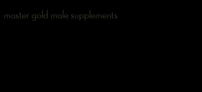 master gold male supplements