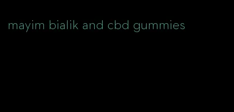 mayim bialik and cbd gummies