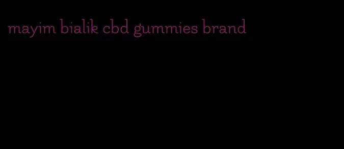 mayim bialik cbd gummies brand