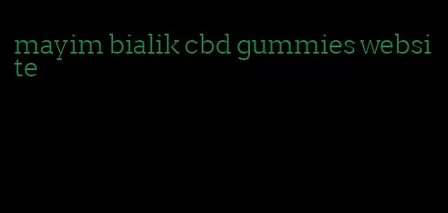 mayim bialik cbd gummies website