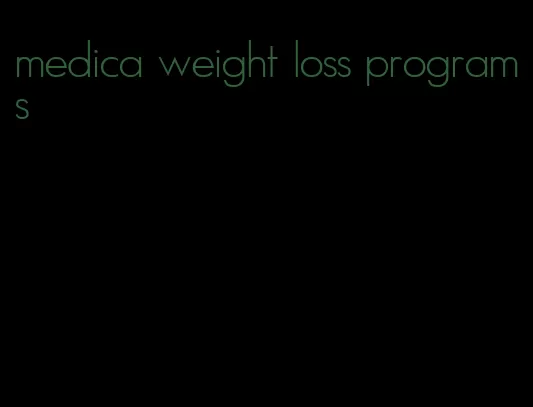 medica weight loss programs