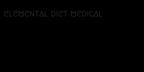 elemental diet medical