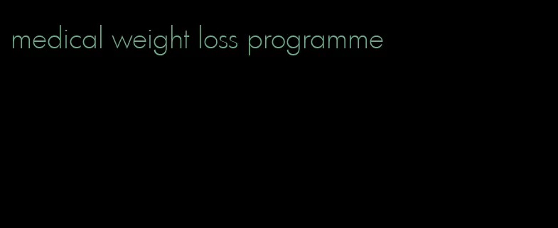 medical weight loss programme