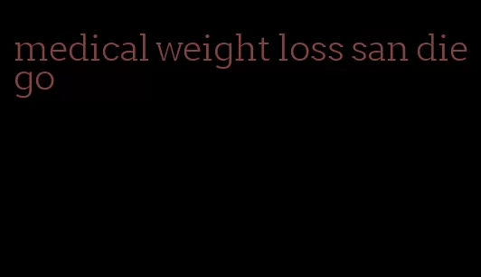 medical weight loss san diego