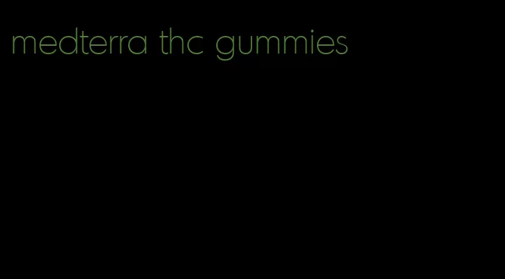 medterra thc gummies