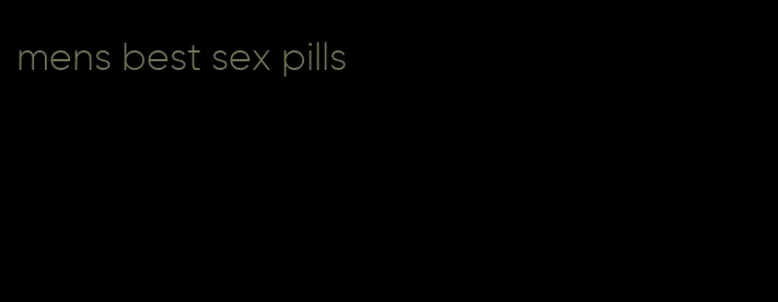 mens best sex pills