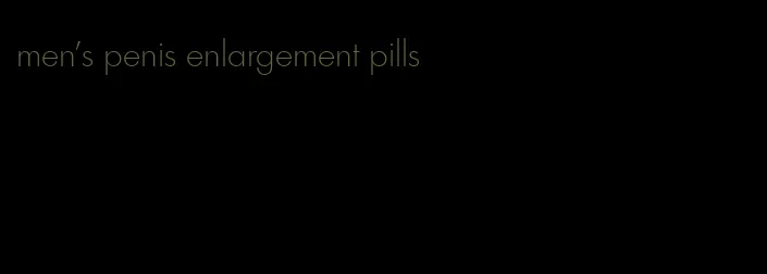 men's penis enlargement pills