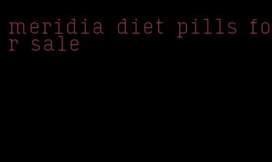 meridia diet pills for sale