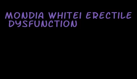 mondia whitei erectile dysfunction