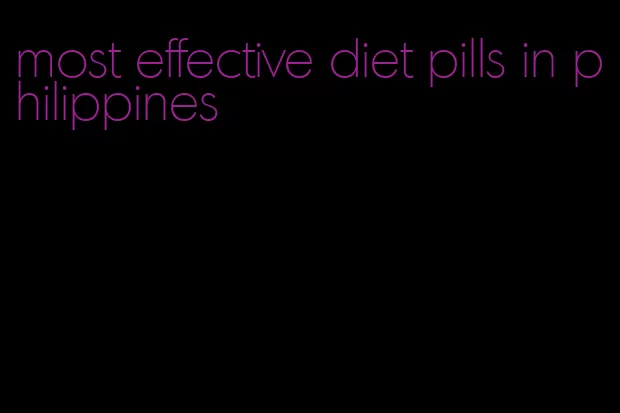 most effective diet pills in philippines