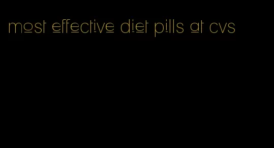 most effective diet pills at cvs