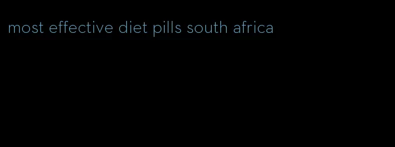 most effective diet pills south africa