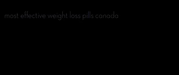 most effective weight loss pills canada