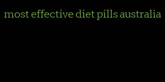 most effective diet pills australia