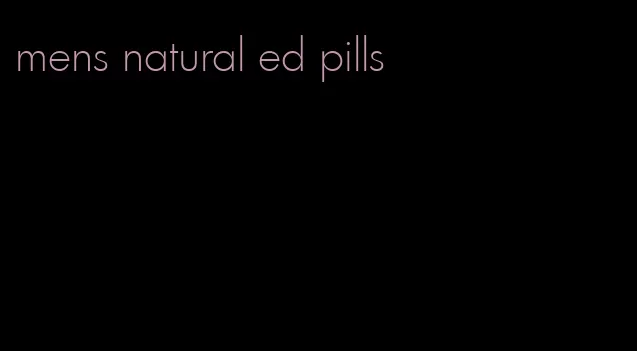 mens natural ed pills