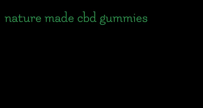 nature made cbd gummies