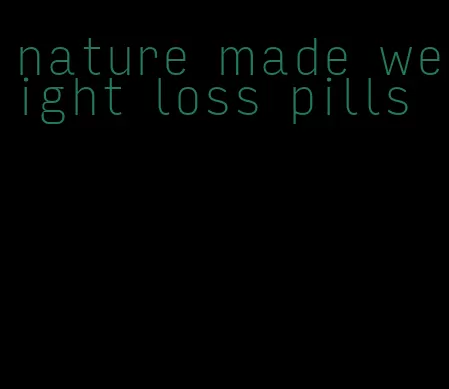 nature made weight loss pills