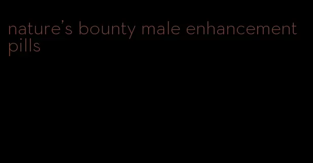 nature's bounty male enhancement pills