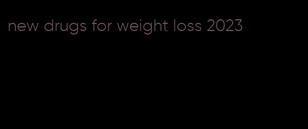 new drugs for weight loss 2023