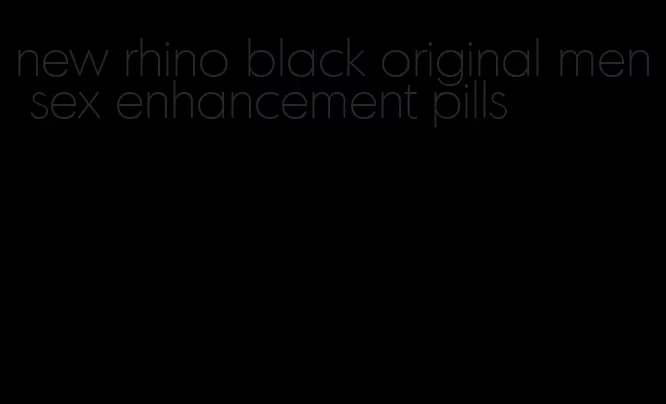 new rhino black original men sex enhancement pills