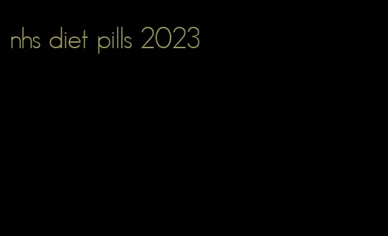 nhs diet pills 2023