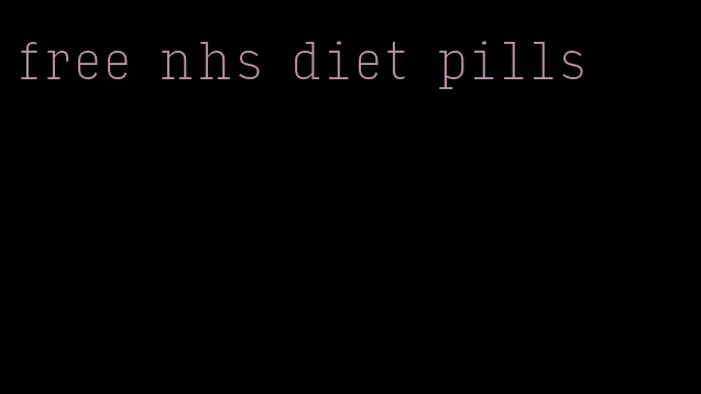 free nhs diet pills