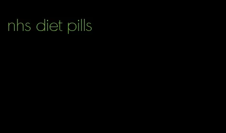 nhs diet pills