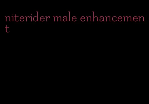 niterider male enhancement