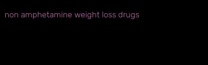 non amphetamine weight loss drugs