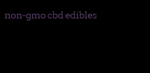 non-gmo cbd edibles