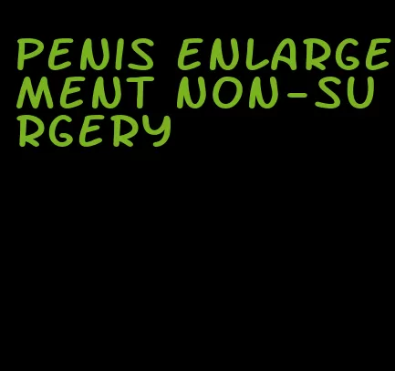 penis enlargement non-surgery