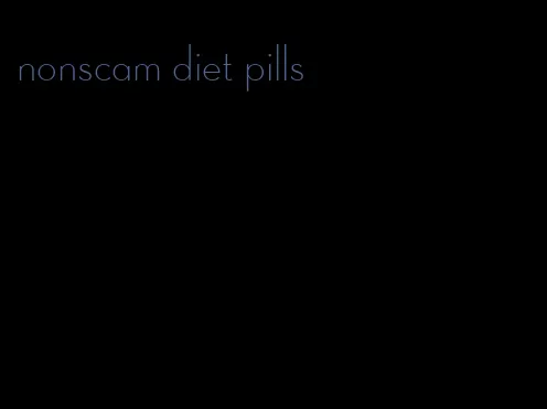 nonscam diet pills