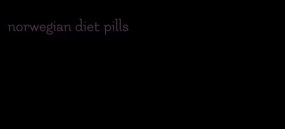 norwegian diet pills