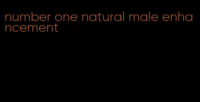 number one natural male enhancement