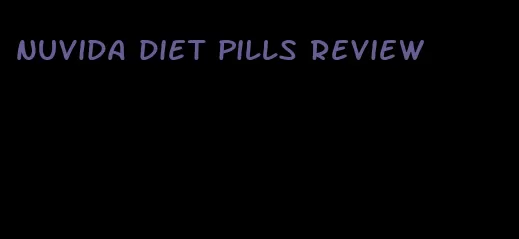 nuvida diet pills review