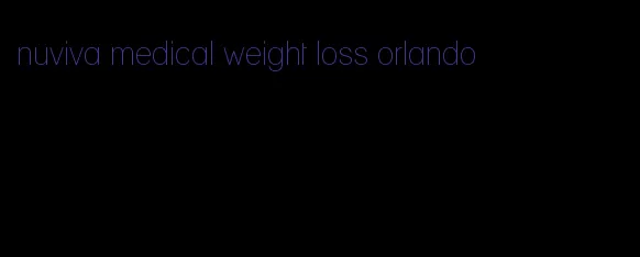 nuviva medical weight loss orlando