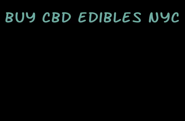 buy cbd edibles nyc