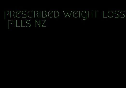 prescribed weight loss pills nz